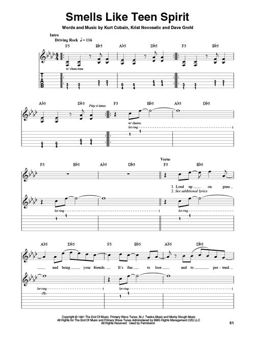 Nirvana - Easy Guitar Play-Along Vol. 11 - Book/Online Audio
