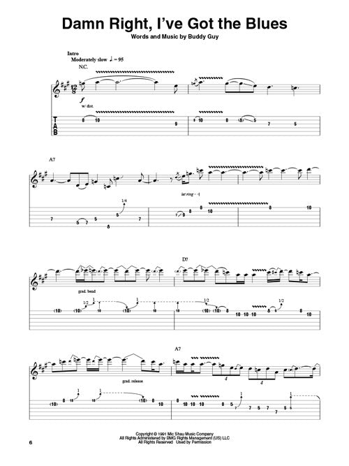 Guy, Buddy - Guitar Play-Along Vol. 183 - Book/Online Audio