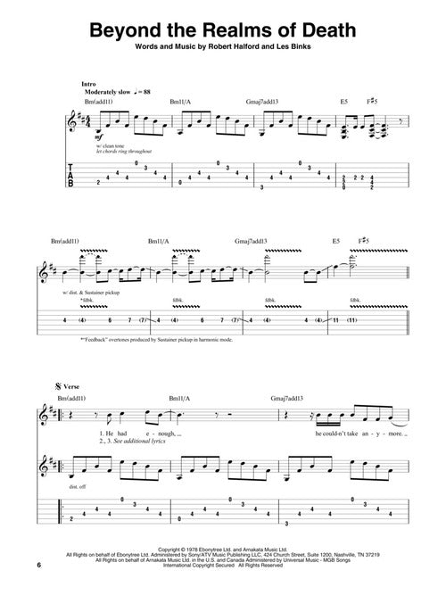 Priest, Judas - Guitar Play-Along Vol. 192 - Book/Online Audio