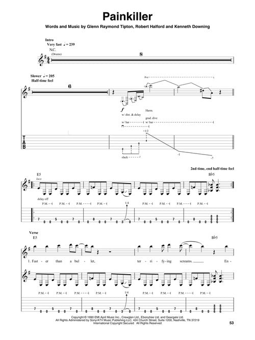Priest, Judas - Guitar Play-Along Vol. 192 - Book/Online Audio