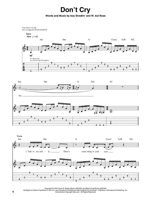 Guns N' Roses - Guitar Play-Along Vol. 57 - Book/Online Audio