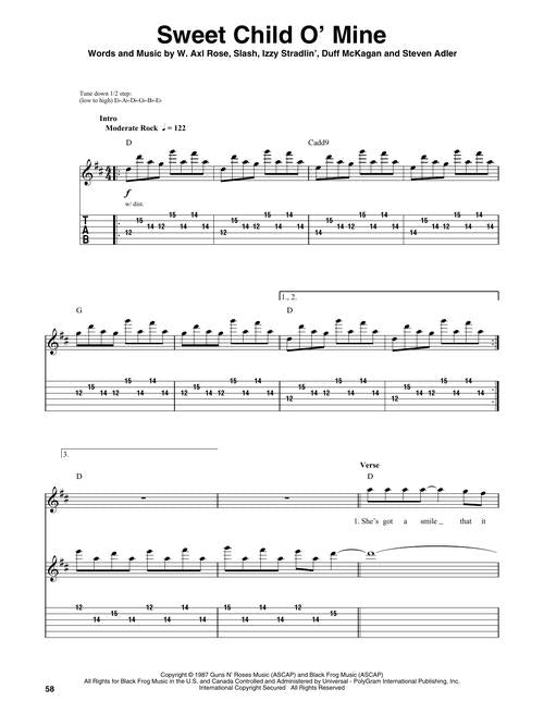 Guns N' Roses - Guitar Play-Along Vol. 57 - Book/Online Audio