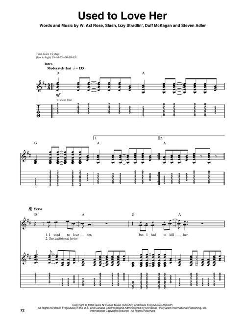 Guns N' Roses - Guitar Play-Along Vol. 57 - Book/Online Audio