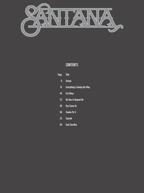 Santana - Guitar Play-Along Vol. 21 - Book/Online Audio