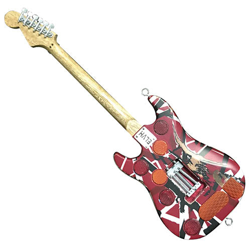 Frankenstein Miniature Replica Guitar - Red-White-Black