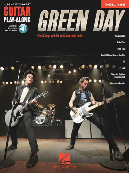 Green Day - Guitar Play-Along Vol. 165 - Book/Online Audio