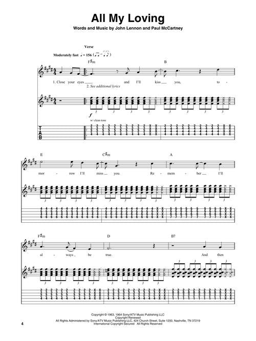 Beatles, The - Deluxe Guitar Play-Along Vol. 4 - Book/Online Audio