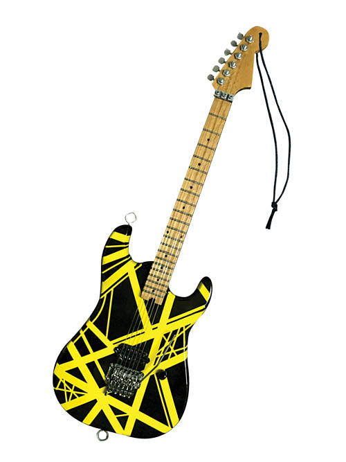 Eddie Van Halen – “Bumble Bee” (Yellow/Black) 6″ Holiday Ornament