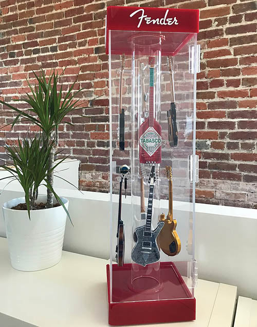 Custom Axe Heaven® Collectors Mini Guitar Acrylic Display Case