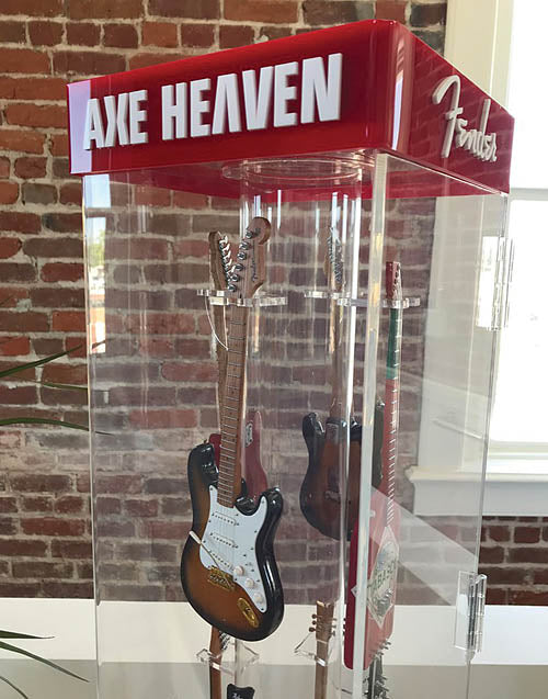 Custom Axe Heaven® Collectors Mini Guitar Acrylic Display Case