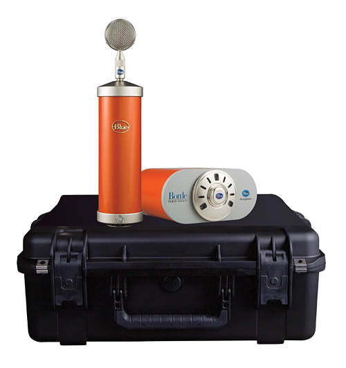 Bottle Microphone System with SKB Case - Custom Hot Rod Orange
