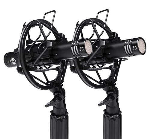 WA-84 Small Diaphragm Condenser Microphone - Stereo Pair - Black Color