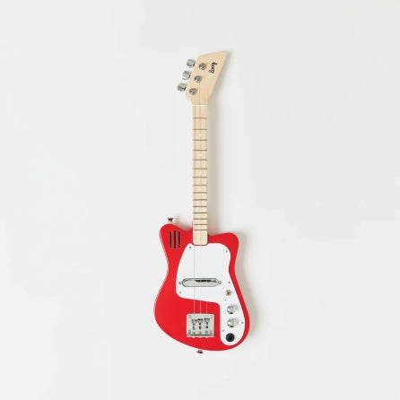 Loog Mini Electric Red Finish 3-stringed Instrument - Red Finish