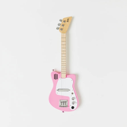 Loog Mini Electric Pink Finish 3-stringed Instrument - Pink Finish