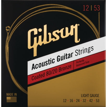 Gibson Coated Phosphor Bronze Acoustic Guitar Strings