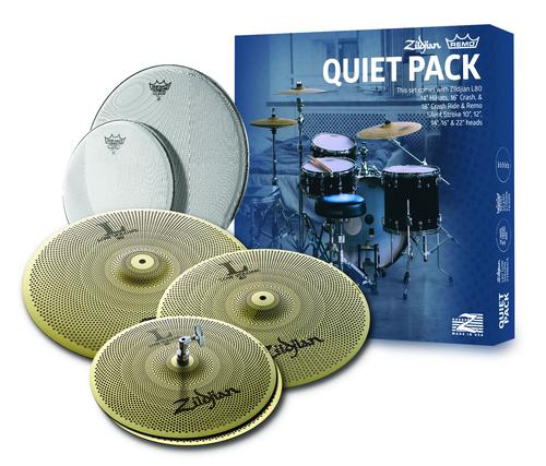 L80 Quiet Pack - Low Volume Cymbals w/ Remo Silentstroke Heads
