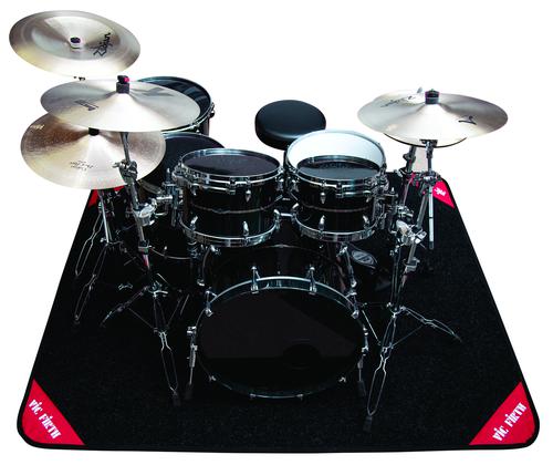 Vic Firth Deluxe Rug Blk 6.6'x5.4' W/bag - Black