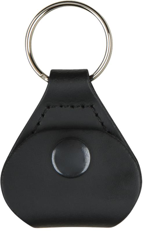 Fender Leather Pick Holder Keychain Black