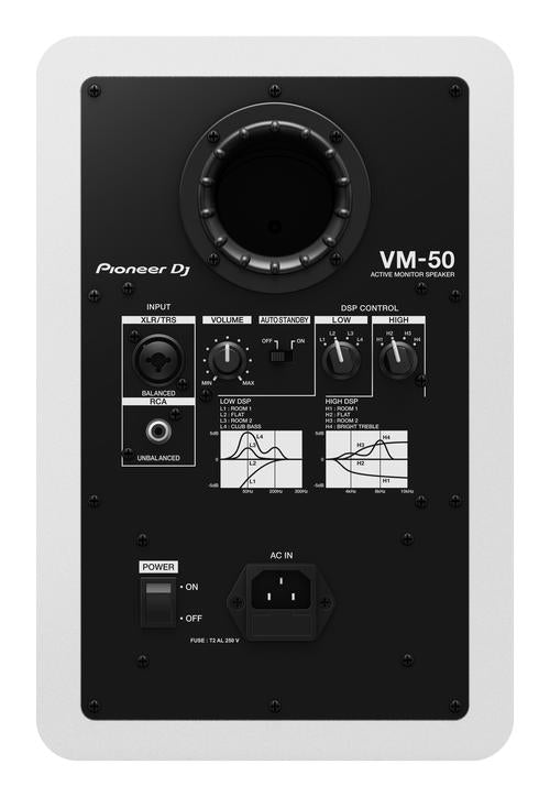 VM-50-W Monitor Single - White - White