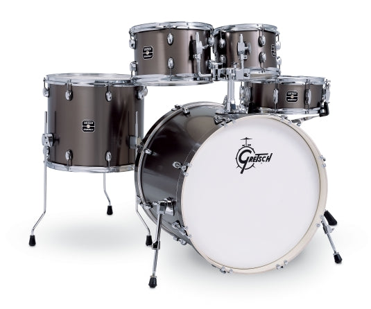 Gretsch Drums Energy 5-Piece Shell Pack - Grey Steel - Grey Steel