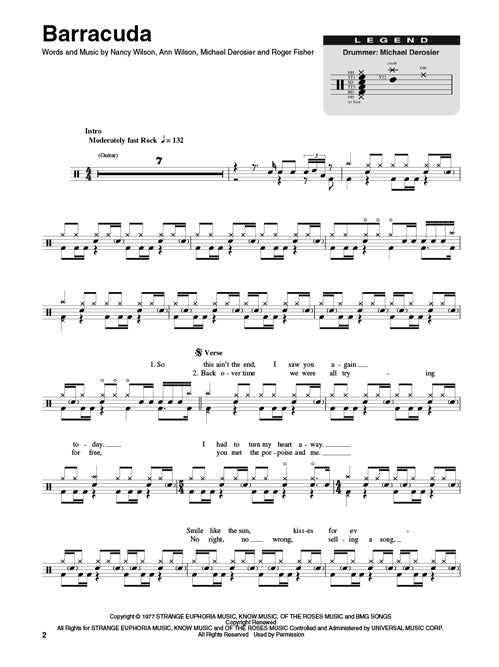 Classic Rock - Drum Play-Along Volume 2 - Book/Online Audio