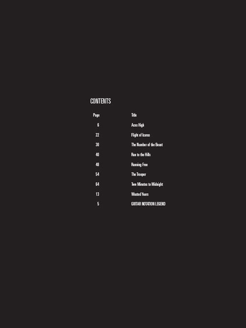 Iron Maiden - Guitar Play-Along Vol. 130 - Book/Online Audio