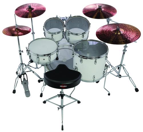 15" Vinyl Moto Drum Throne