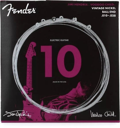 Hendrix Voodoo Child Ball End Nickel 10-38 String Set