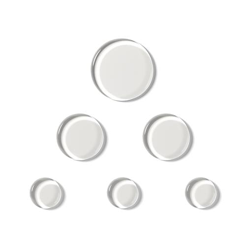 SlapKlatz Mini - 6 Gel Pads W/case - Clear