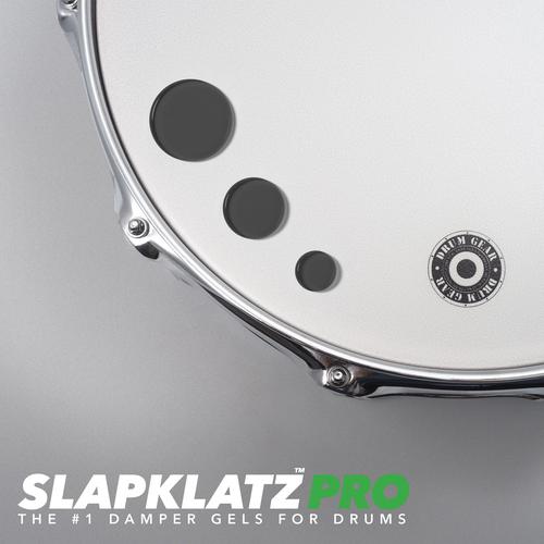 Slapklatz Pro - 12 Gel Pads W/pro Case - Black