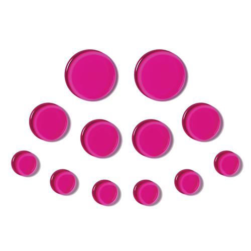 Slapklatz Pro - 12 Gel Pads W/pro Case - Pink