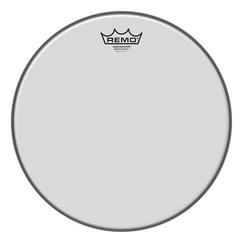 Ambassador Smooth White Drumhead - 13 inch.
