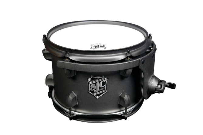 Pathfinder Rack Tom 7x10 Galaxy Grey, Black Hw - Galaxy Grey