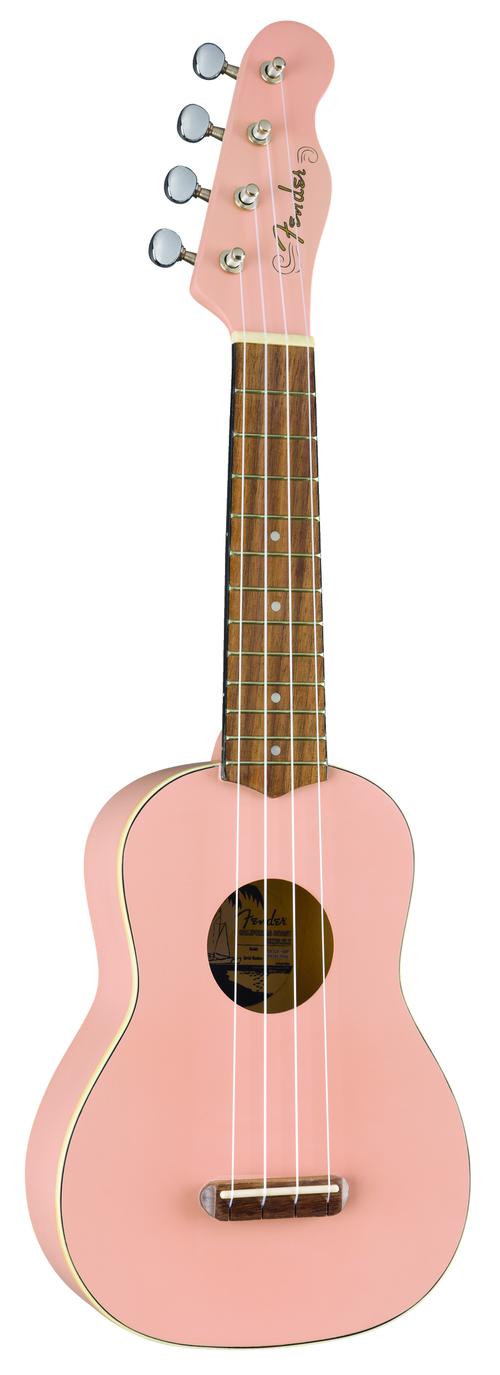 Venice Soprano Ukulele - Shell Pink