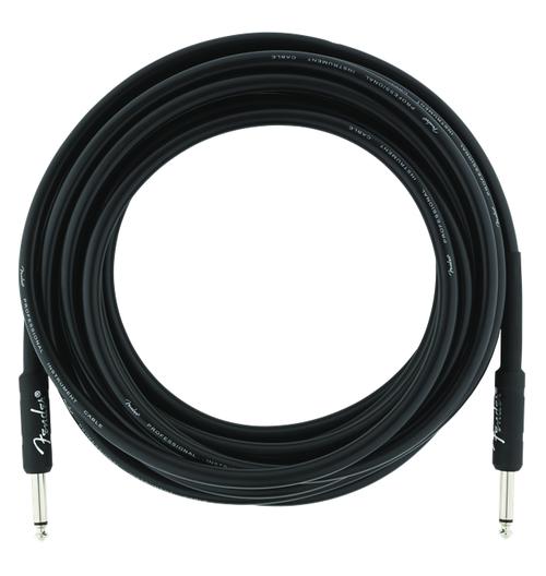 Professional Series Instrument Cable, Straight/straight, 18.6', Black - Straight/Straight, 18.6', Black