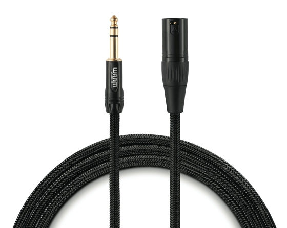 Premier Series - Studio & Live XLR Male to TRS Male - 3 Foot.