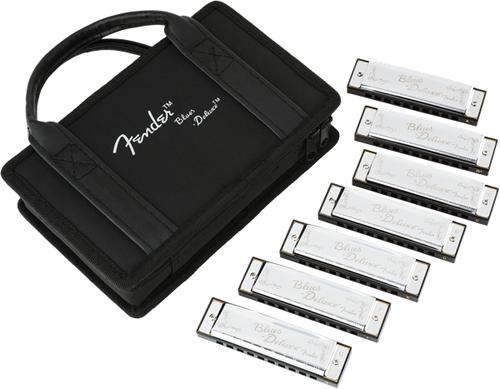 Blues Deluxe Harmonica - Pack Of 7