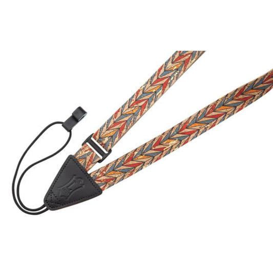 Cork Ukulele and Classical Guitar Strap - Chevron