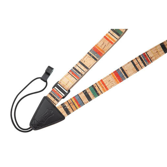 Cork Ukulele and Classical Guitar Strap - Stripe