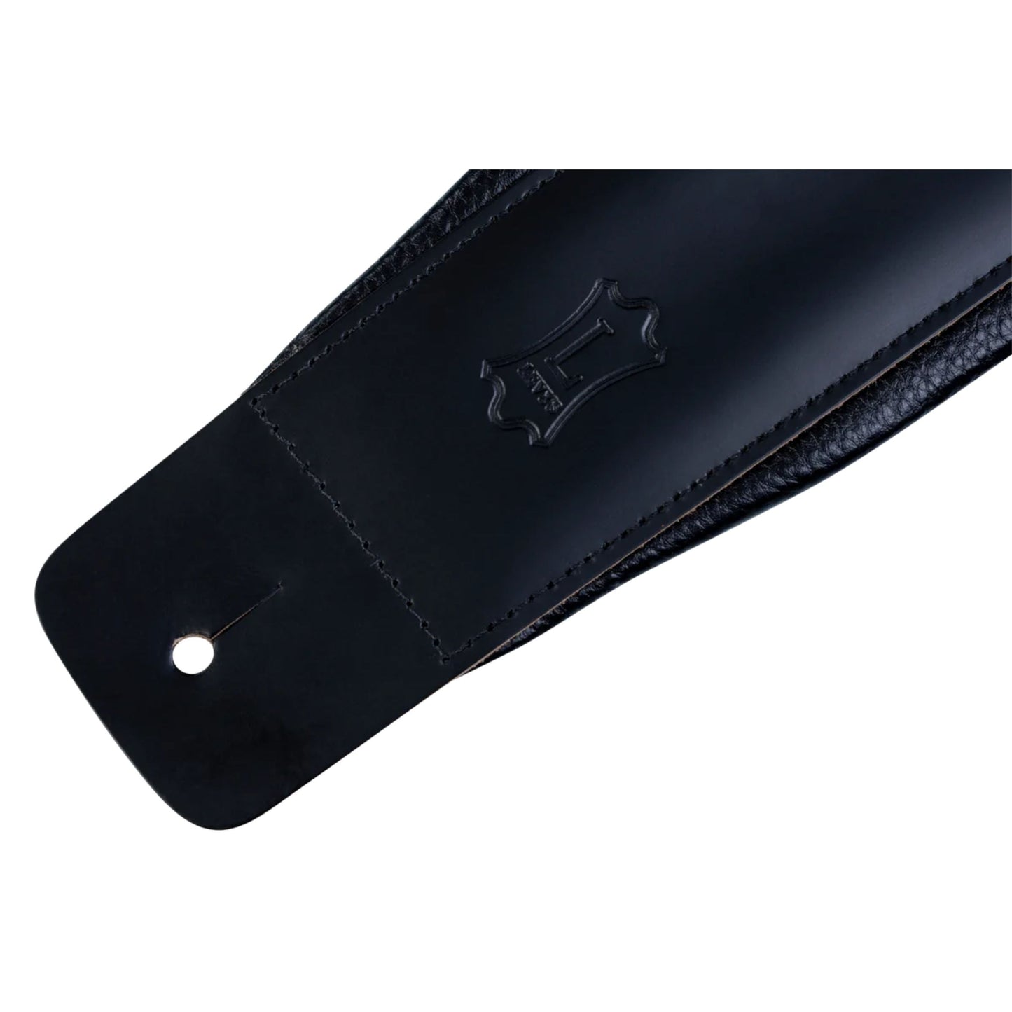 Larsen Leather Deluxe Series Guitar Strap - Black