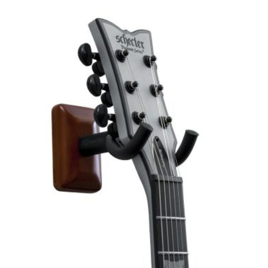 Frameworks Wall Mounted Guitar Hanger with Mahogany Mounting Plate