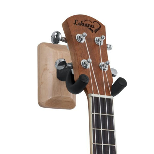 Frameworks Wall Mounted Ukulele/Mandolin Hanger with Maple Mounting Plate