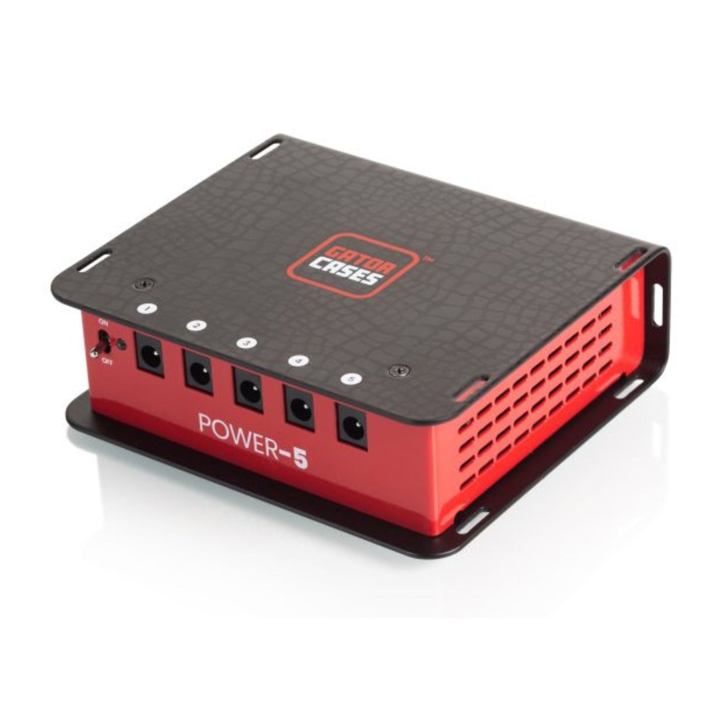 Pedal Board Power Supply with 5 Isolated Outlets