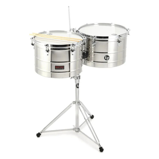 Prestige 15" and 16" Thunder Timbales - Stainless Steel