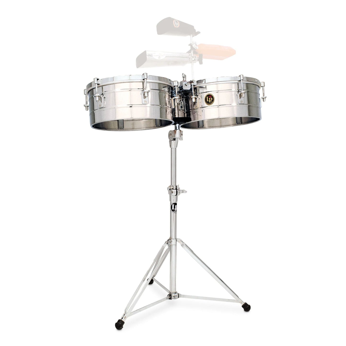 Tito Puente 14" & 15" Timbales - Stainless Steel