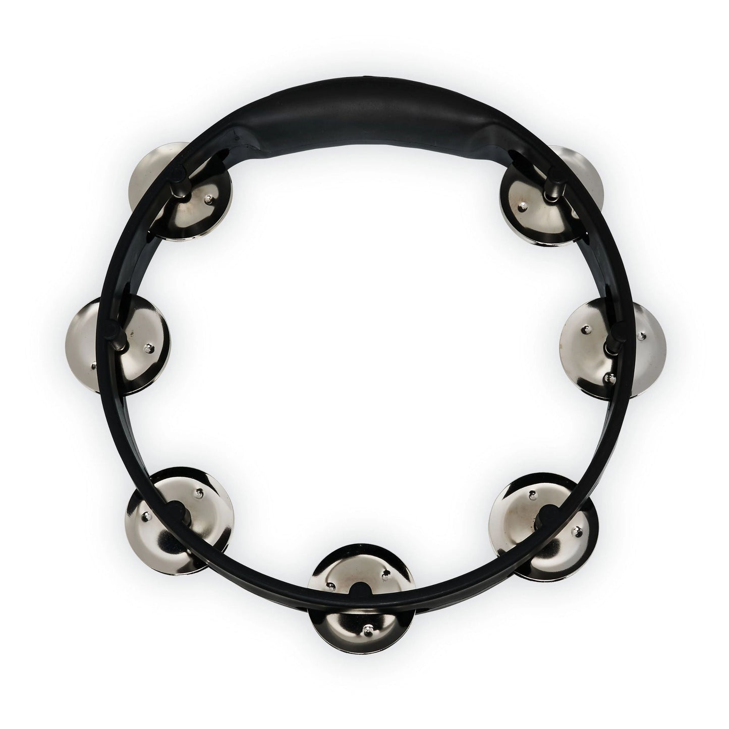 Aspire 8" Tambourine - Black w/ Steel Jingles