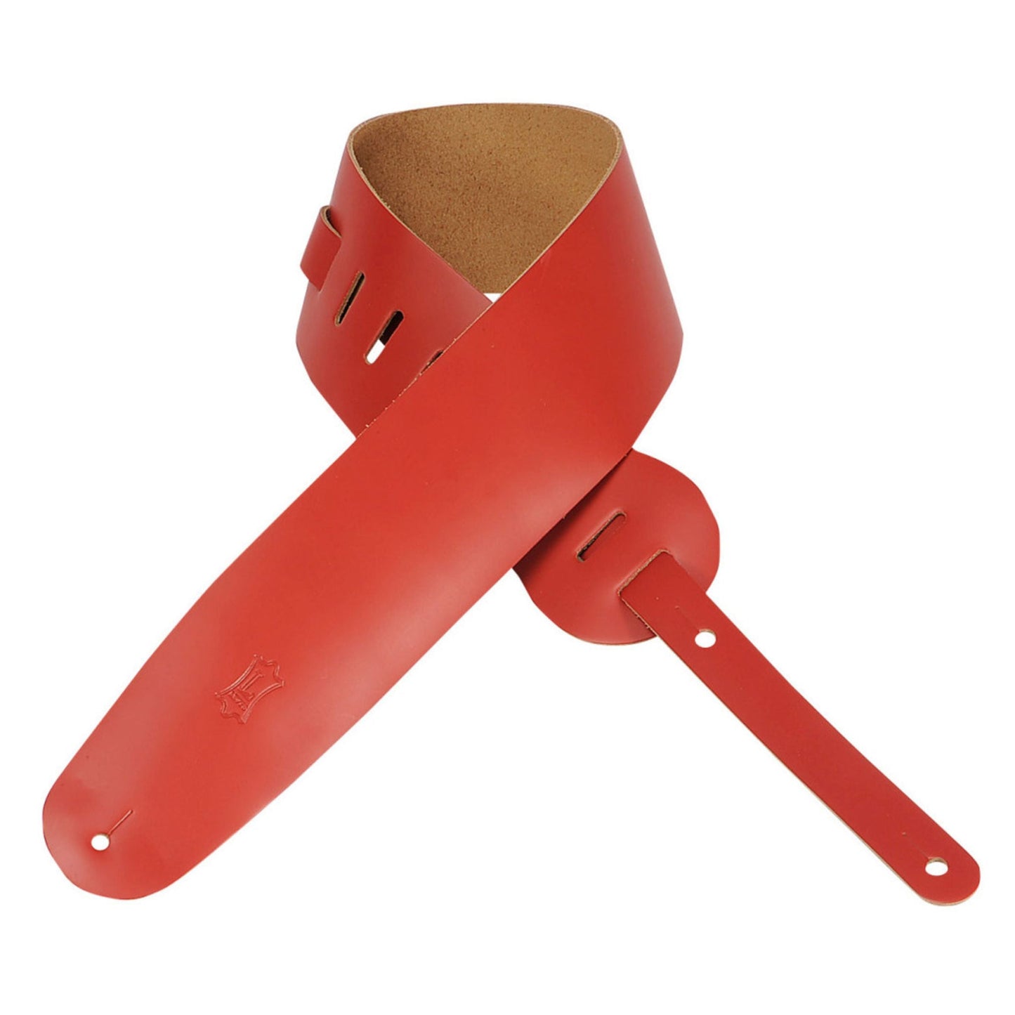 Lead Leather Series Bass Strap - Red