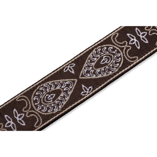 Sixties Hootenanny Series Guitar Strap - Brown