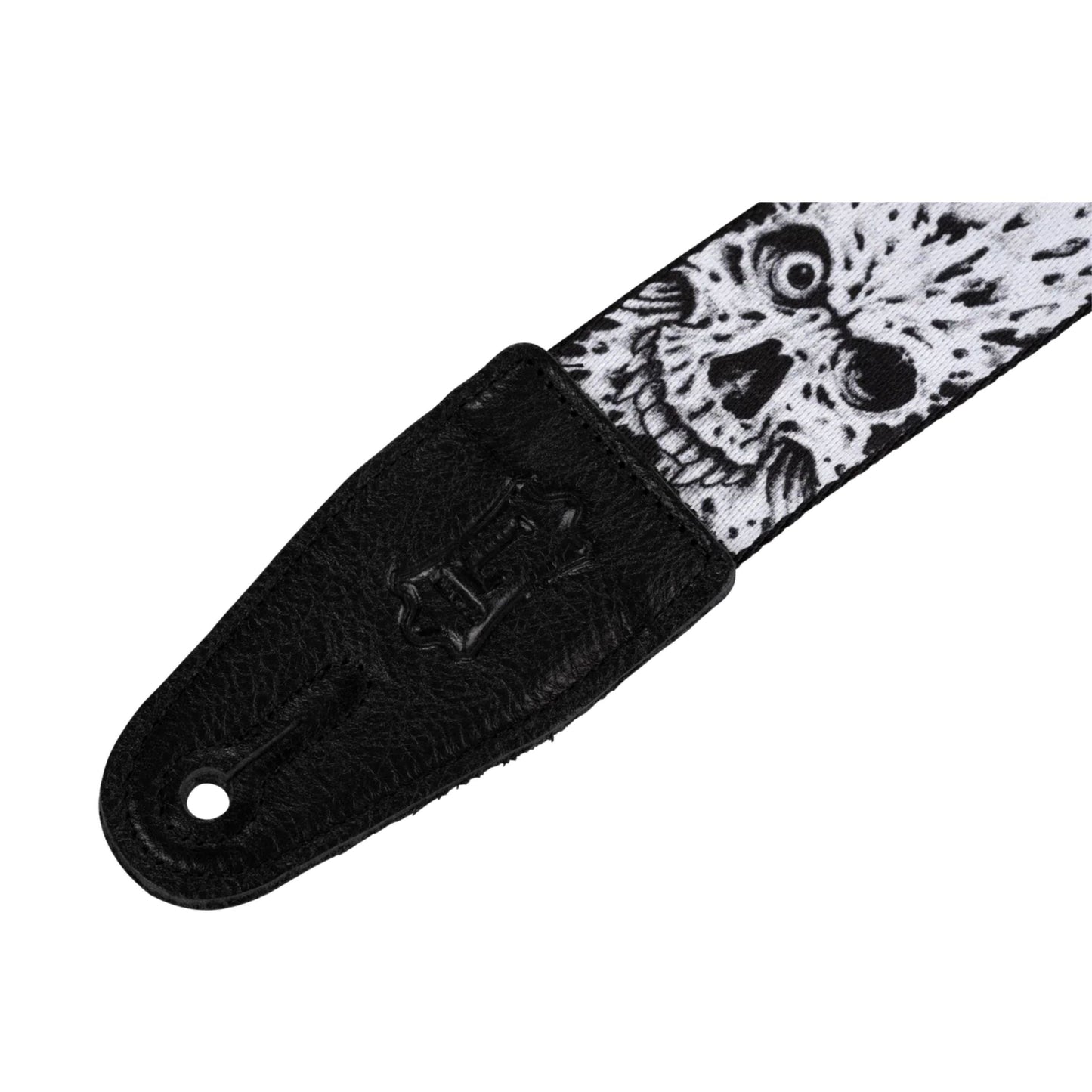 Polyester Guitar Strap - Zombie Skull