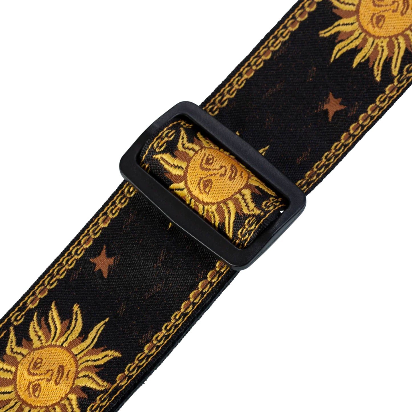 Sun Motif Series Guitar Strap - Black